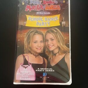 Vintage Mary-Kate and Ashley School Dance Party VHS